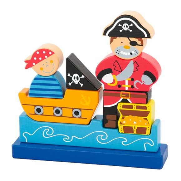 Магнітний вертикальний пазл Viga Toys Пірат (50077)