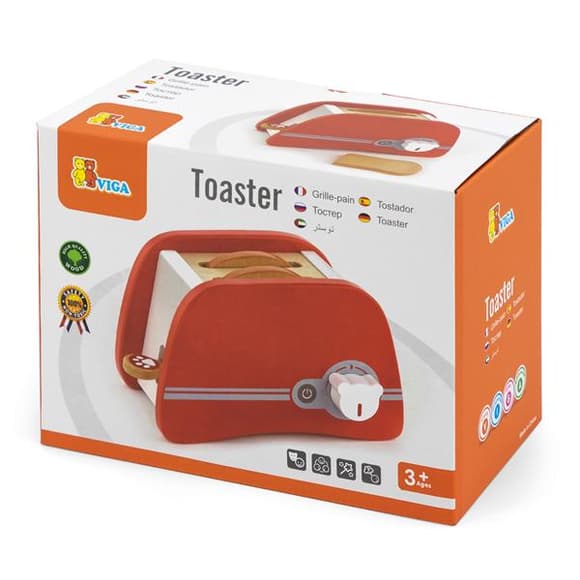 Игрушечный тостер Viga Toys из дерева (50233FSC)