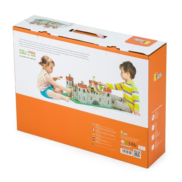 Деревянный набор Viga Toys Игрушечный замок (50310)