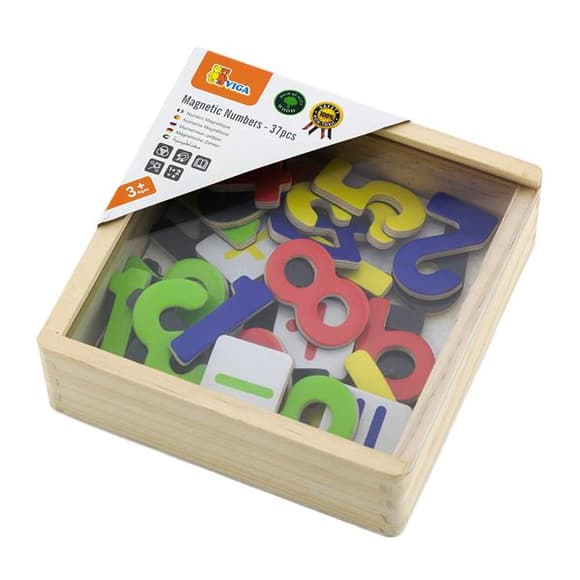 Набор магнитных цифр и знаков Viga Toys 37 шт. (50325)