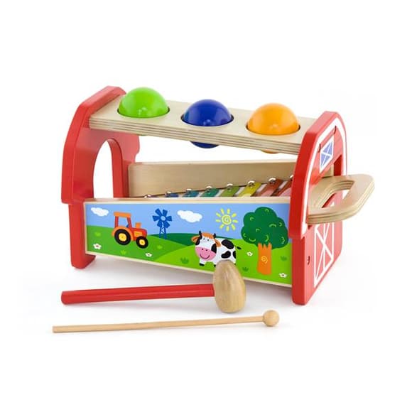 Деревянная стучалка Viga Toys Шарики и ксилофон (50348)