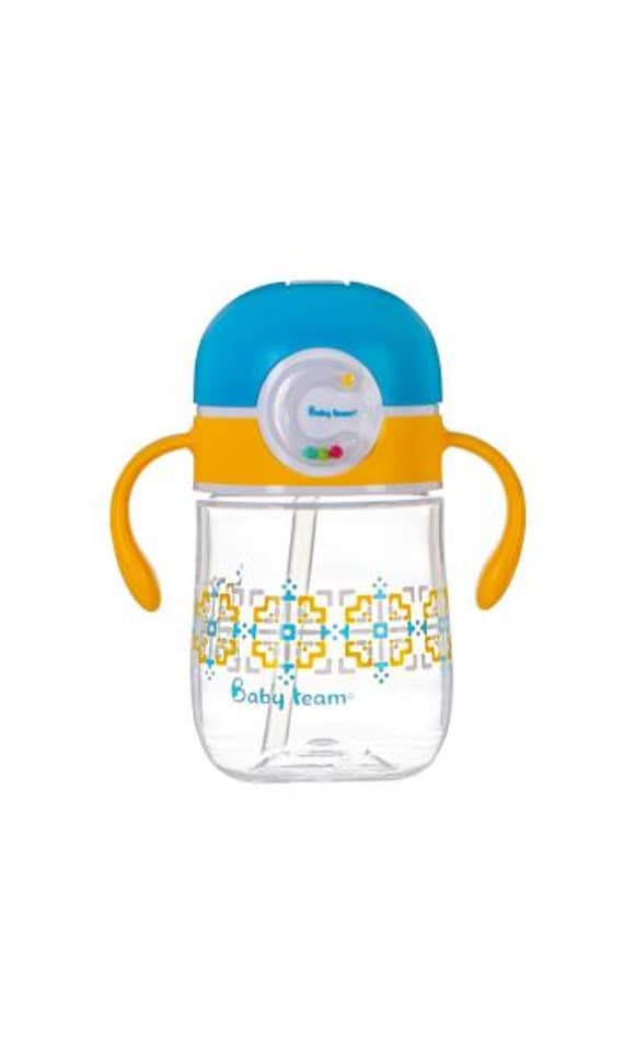 Поїльник Baby Team Tritan з силіконовою трубочкою 300 мл (5040)