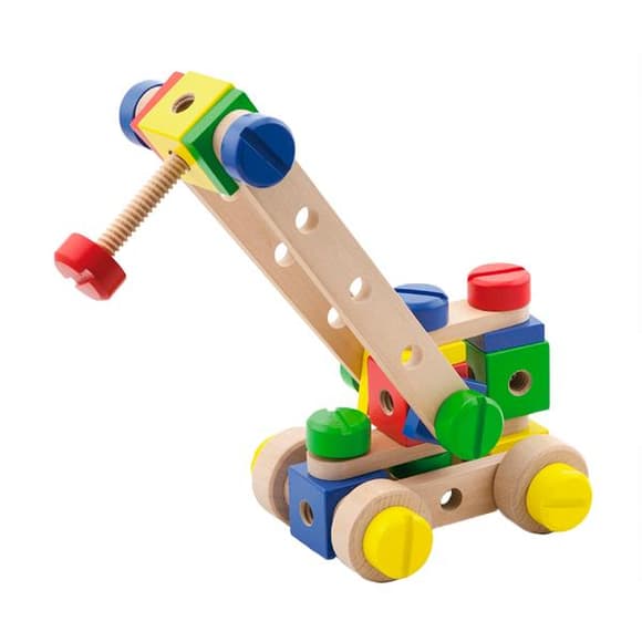 Дерев'яний конструктор Viga Toys 53 деталі (50490)