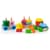 Деревянный поезд Viga Toys Яркие кубики (50534)
