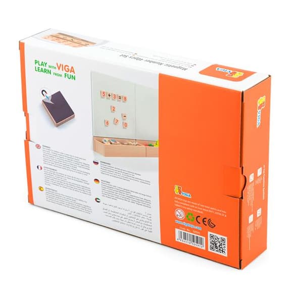 Набор магнитных цифр и знаков Viga Toys, 40 шт. (50591)