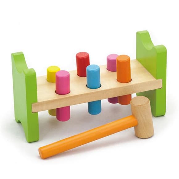 Деревянная стучалка Viga Toys Гвоздики (50827)