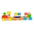 Деревянный поезд Viga Toys Цветные кубики (51610)