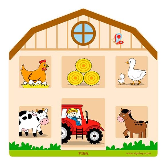 Бизиборд Viga Toys Домик на ферме (51627FSC)