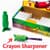 Набір воскової крейди Crayola Crayons зі стругачкою 120 кольорів (52-6920)