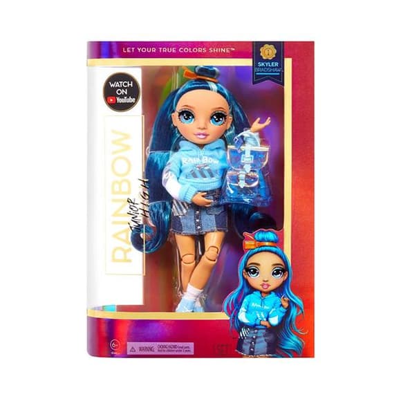 Лялька Rainbow High Junior Скайлер Бредшоу з аксесуарами 23 см (580010)