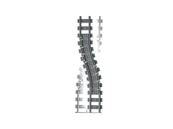 Конструктор LEGO City Рельсы 20 деталей (60205)