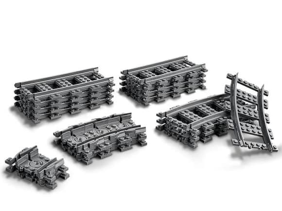 Конструктор LEGO City Рельсы 20 деталей (60205)