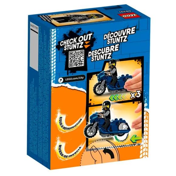 Конструктор LEGO City Stuntz Туристический трюковый мотоцикл 10 деталей (60331)