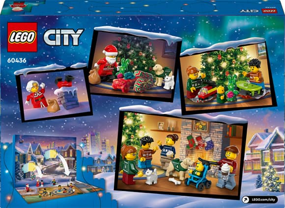 Різдвяний адвент-календар 2024 LEGO City 195 деталей (60436)