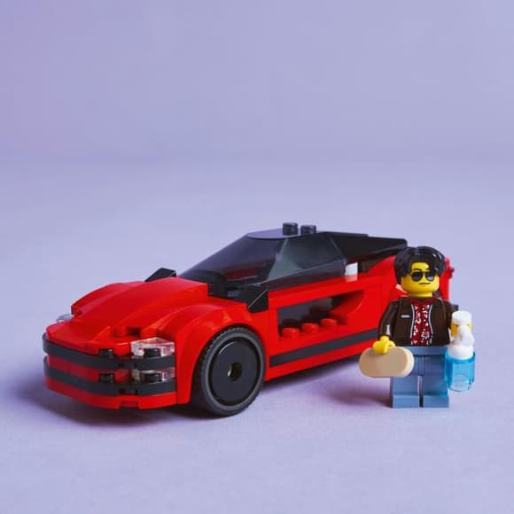 Конструктор LEGO City Красный спортивный автомобиль 109 деталей (60448)
