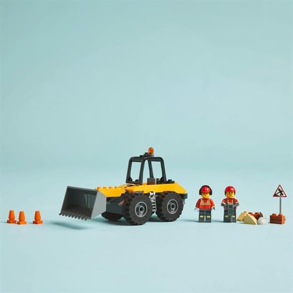 Конструктор LEGO City Жовтий будівельний автонавантажувач 81 деталь (60450)
