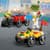 Конструктор LEGO City Пицца-авто против пожарной машины набор для гонки 70 деталей (60458)