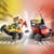 Конструктор LEGO City Піца-авто проти пожежної машини набір для перегонів 70 деталей (60458)