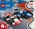 Конструктор LEGO City Автомобілі для перегонів F1 команд Williams Racing та Haas F1, 92 деталі (60464)
