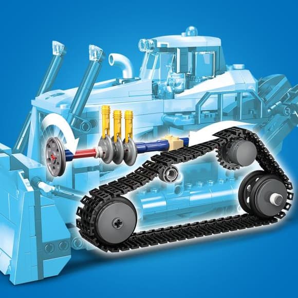 Конструктор LEGO City Жовтий бульдозер 682 деталі (60466)