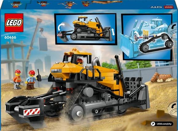 Конструктор LEGO City Жовтий бульдозер 682 деталі (60466)