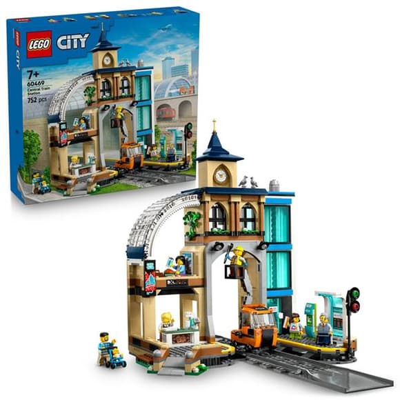Конструктор LEGO City Центральний залізничний вокзал 752 деталі (60469)