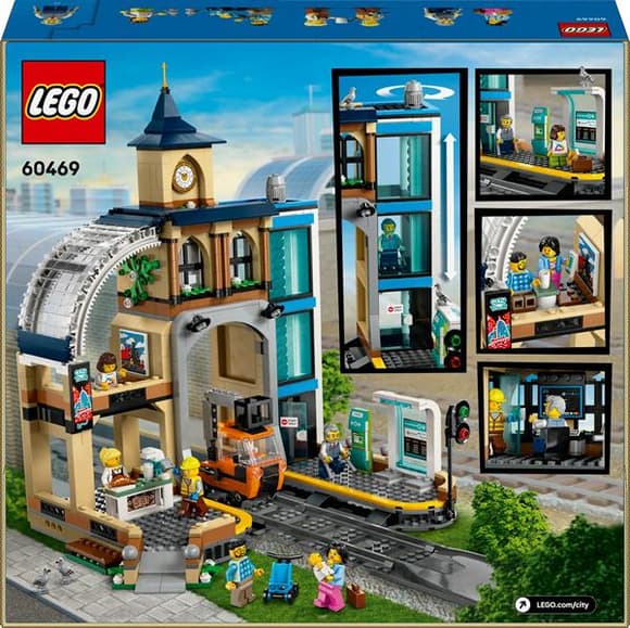 Конструктор LEGO City Центральний залізничний вокзал 752 деталі (60469)