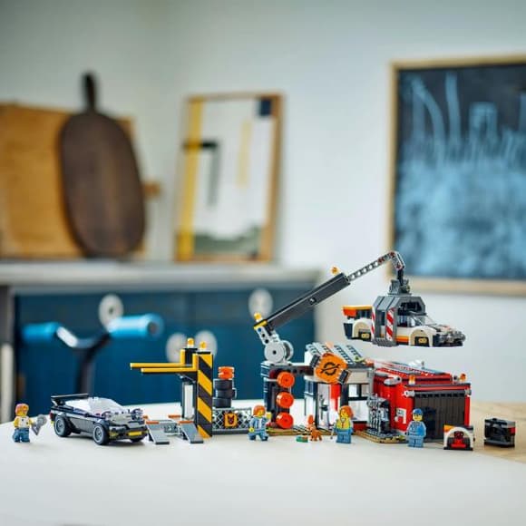 Конструктор LEGO City Свалка с автомобилями 871 деталь (60472)
