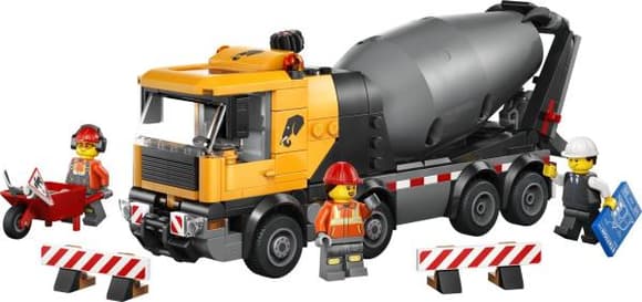 Конструктор LEGO City Бетоносмеситель 371 Деталь (60478)