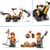 Конструктор LEGO® City Жёлтый экскаватор-погрузчик — строительная игрушка, 301 деталь (60480)