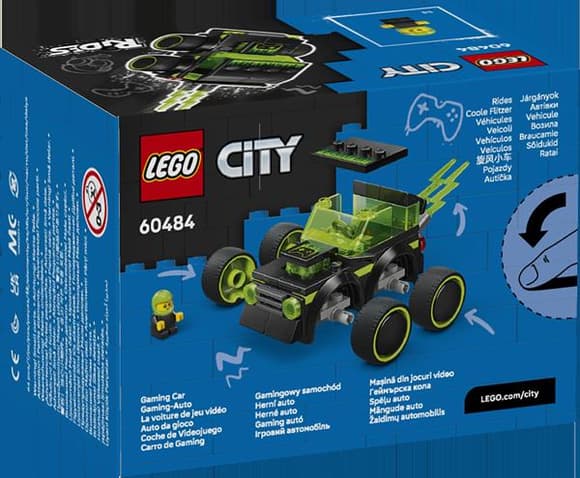 Конструктор LEGO City Автівки — Ігровий автомобіль для перегонів 64 Деталі (60484)