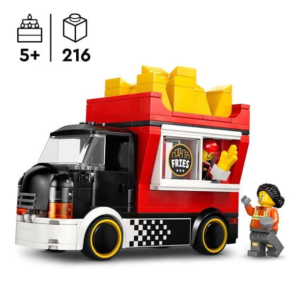 Конструктор LEGO City Вантажівка з картоплею фрі 216 Деталей (60488)