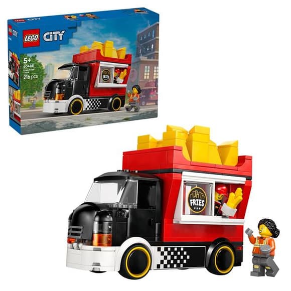 Конструктор LEGO City Вантажівка з картоплею фрі 216 Деталей (60488)
