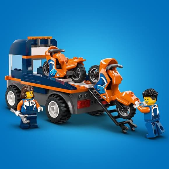 Конструктор LEGO City Транспортер мотоциклів 88 Деталей (60491)