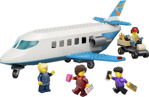 Конструктор LEGO® City Пасажирський літак - Конструктор іграшкового літака, 118 деталей (60492)
