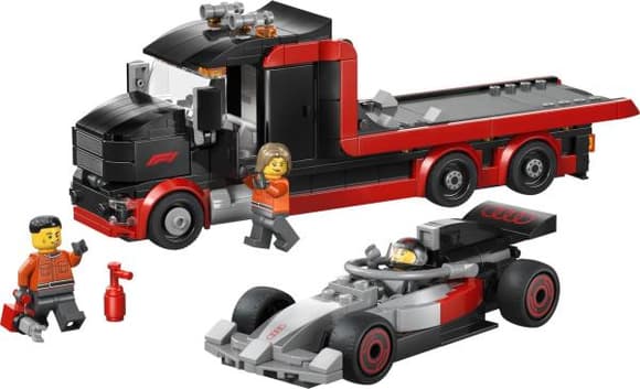 Конструктор LEGO® City Грузовик для демонстрации F1® с гоночным автомобилем Audi F1® 508 деталей (60493)