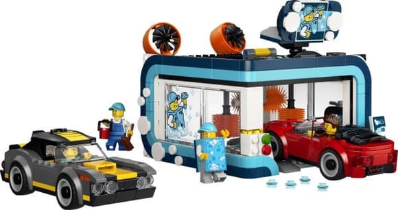 Конструктор LEGO® City Туннельная автомойка — набор для сборки, 583 детали (60497)