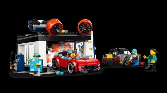 Конструктор LEGO® City Тунельна автомийка - Набір для складання, 583 деталі (60497)