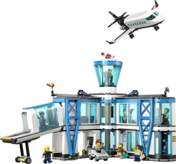 Конструктор LEGO City Аеропорт із літаком 887 Деталей ( 60502 )