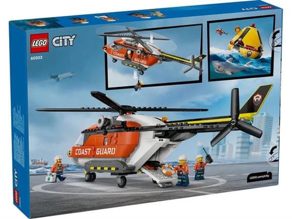 Конструктор LEGO City Гелікоптер берегової охорони 551 Деталь ( 60503 )