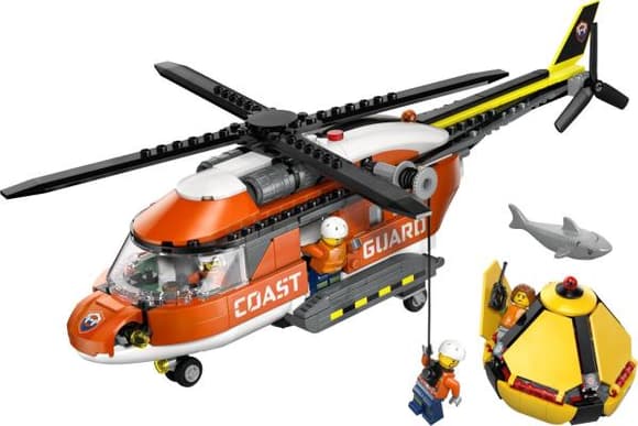 Конструктор LEGO City Гелікоптер берегової охорони 551 Деталь ( 60503 )