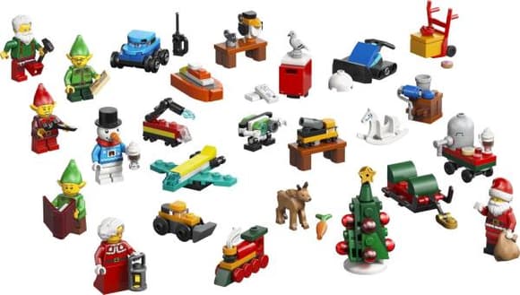 Конструктор LEGO® City Адвент календар 2026 Майстерня Санти Іграшка (60510)
