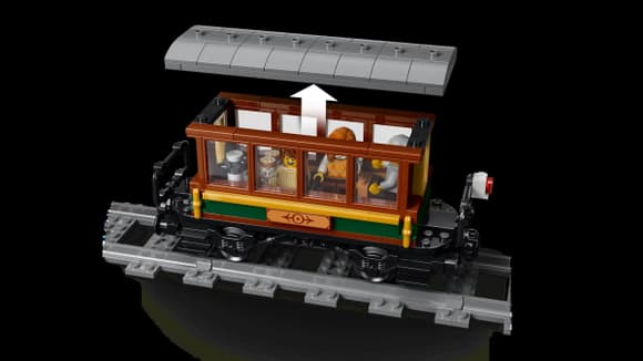 Конструктор LEGO® City Старовинний паровоз, 575 деталей (60511)