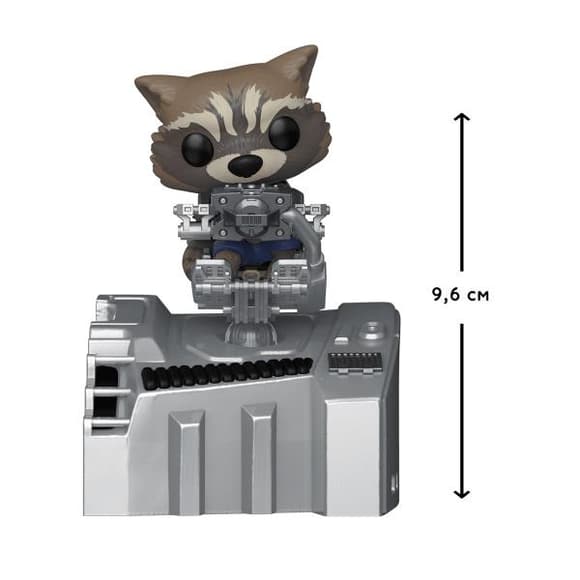 Фігурка Funko Pop! Вартові Галактики Ракета на кораблі 10 см (63211)