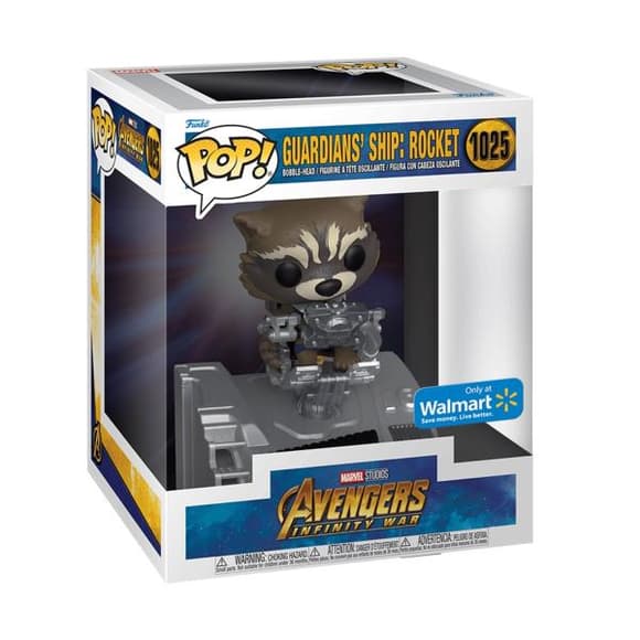 Фігурка Funko Pop! Вартові Галактики Ракета на кораблі 10 см (63211)