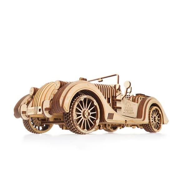 Деревянный механический 3D конструктор Ugears Родстер VM-01 (70052)