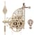 Деревянный механический 3D конструктор Ugears Аэро Часы (70154)