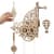 Деревянный механический 3D конструктор Ugears Аэро Часы (70154)