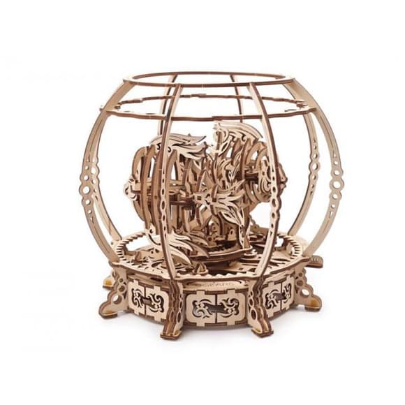 Деревянный механический 3D конструктор Ugears Аквариум (70155)