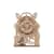 Деревянный механический 3D конструктор Ugears Винтажный будильник (70163)